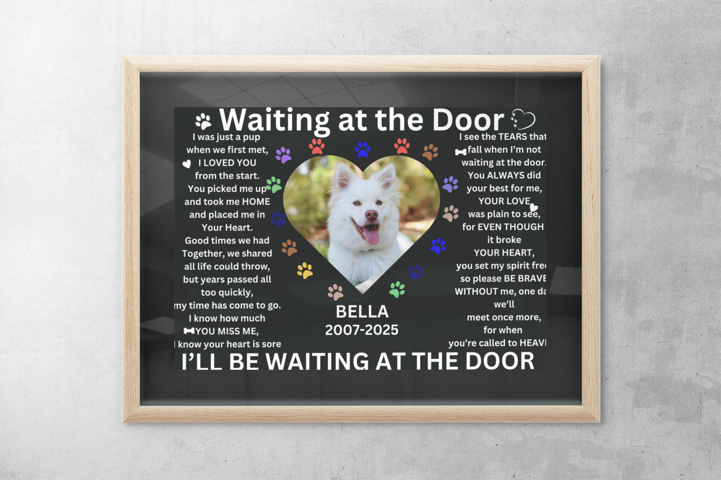 Waiting at the Door Canvas Wall Art - Landscape