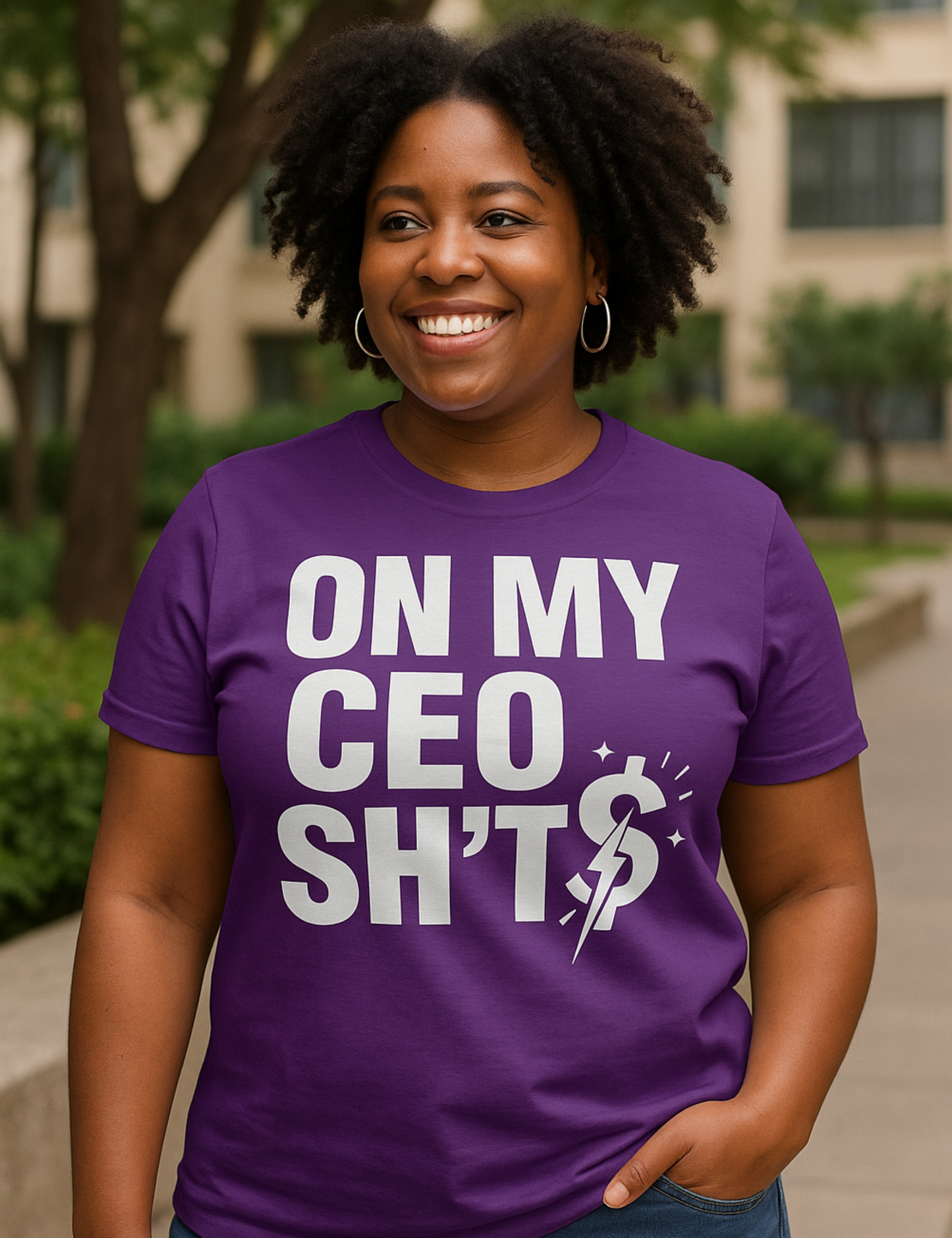 ON MY CEO SH*T – Bold Statement Tee for Women/Men in Charge