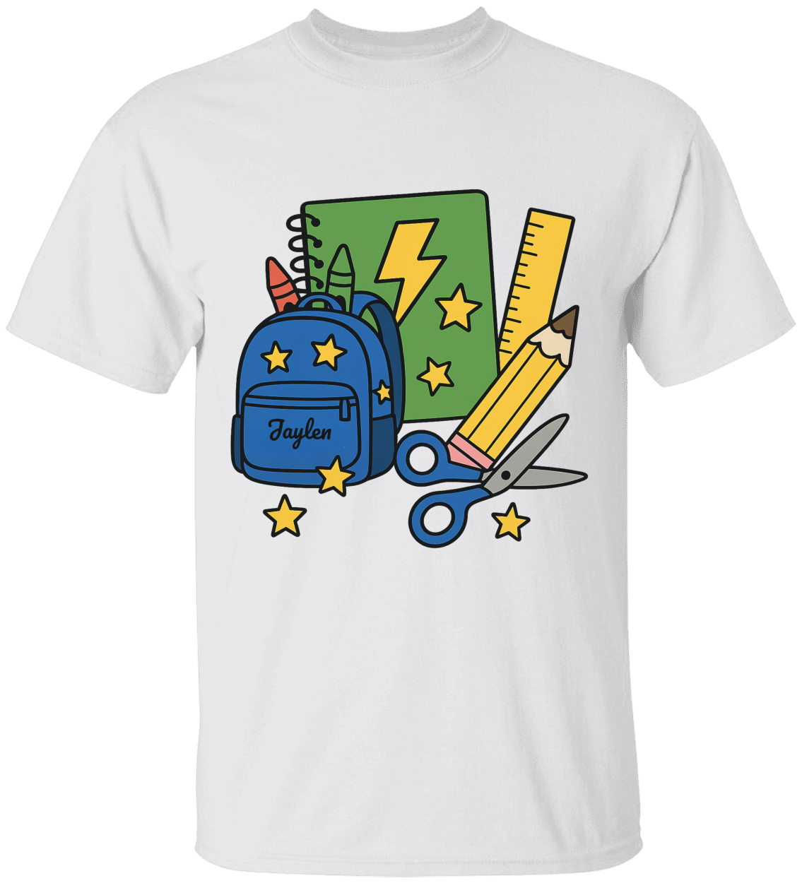 ✏️ Custom Back-to-School Tee for Kids
