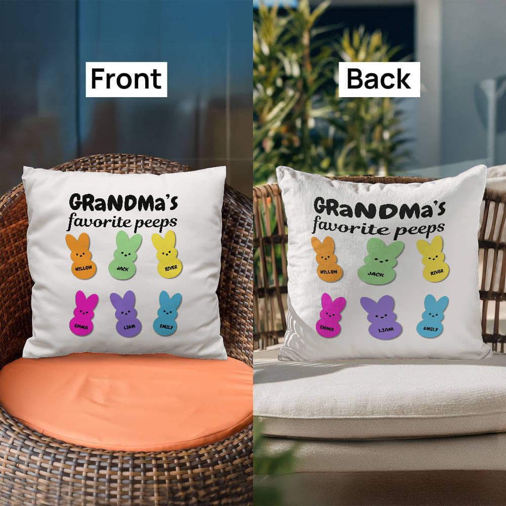 Grandma's Favorite Peeps Pillow