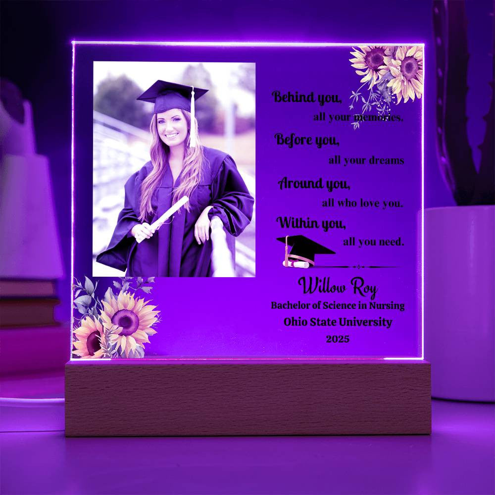 Behind You, Before You, Around You Plaque
