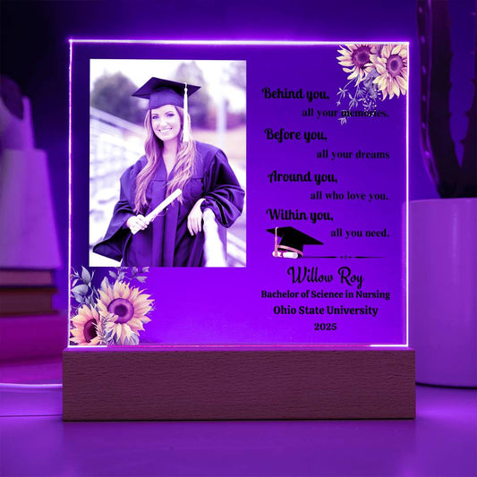 Behind You, Before You, Around You Plaque