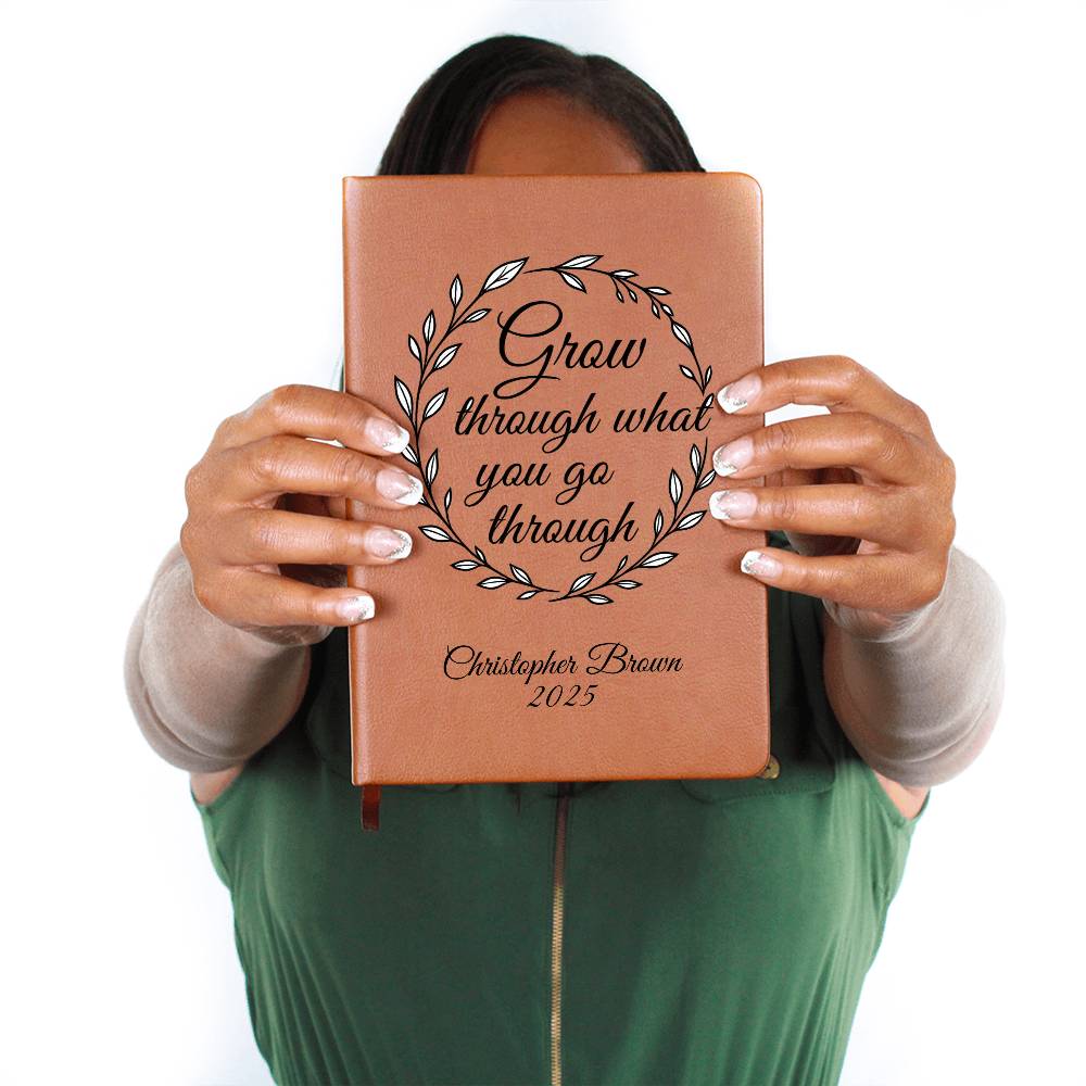 Vegan Leather Journal – Grow & Reflect Edition
