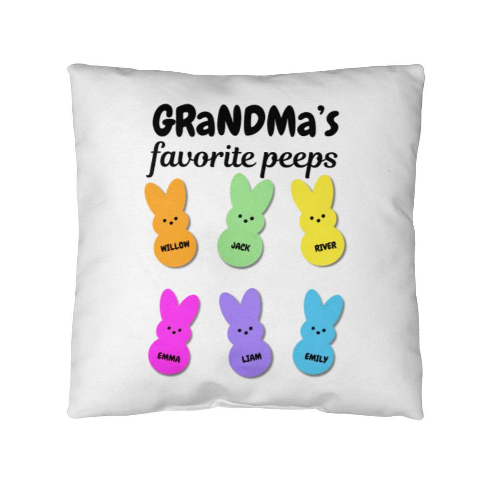 Grandma's Favorite Peeps Pillow