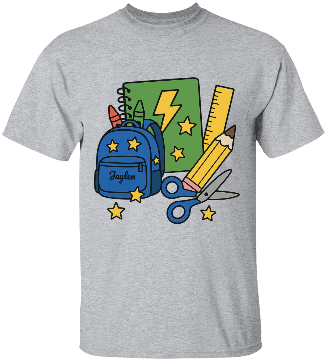 ✏️ Custom Back-to-School Tee for Kids