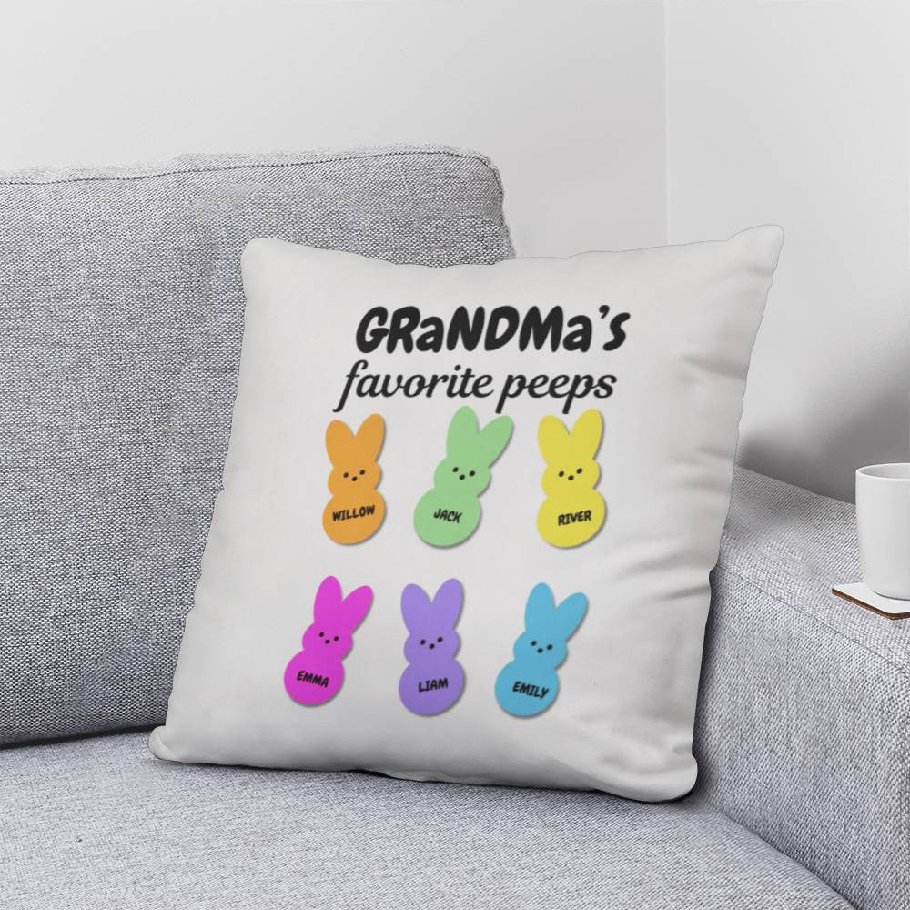 Grandma's Favorite Peeps Pillow