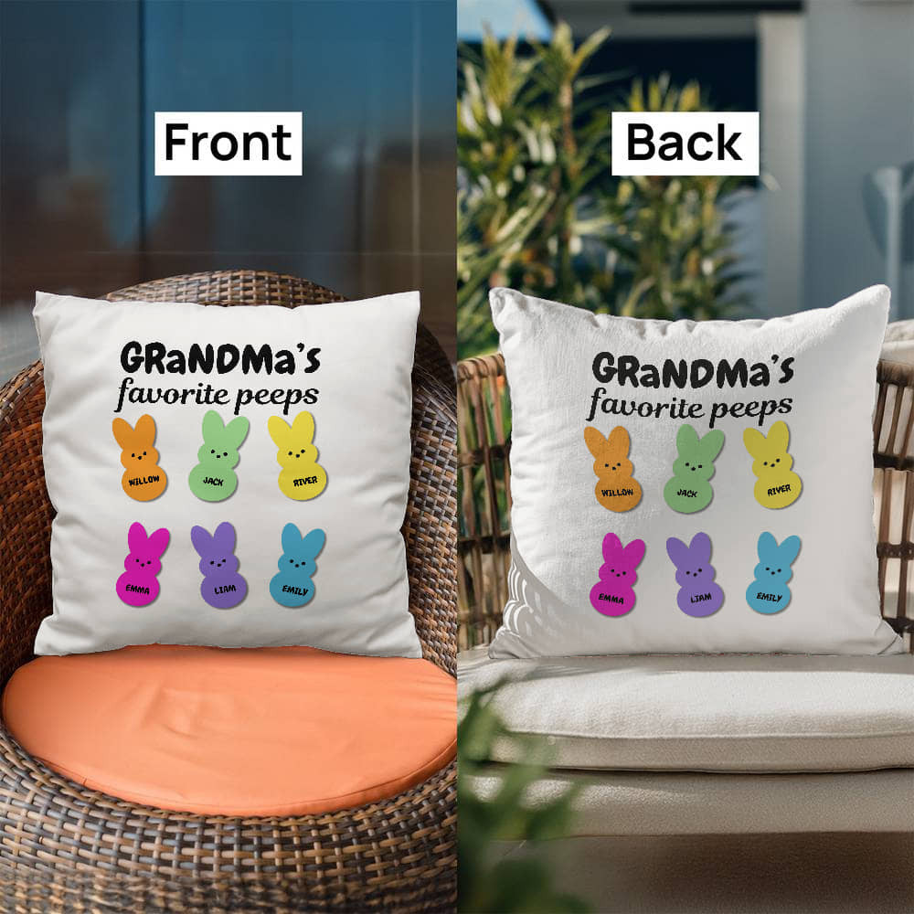 Grandma's Favorite Peeps Pillow