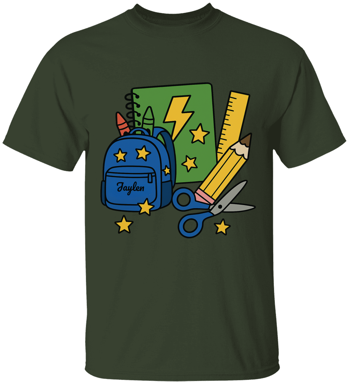 ✏️ Custom Back-to-School Tee for Kids