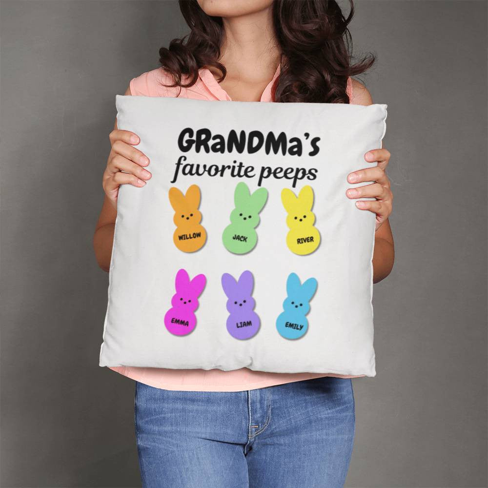 Grandma's Favorite Peeps Pillow