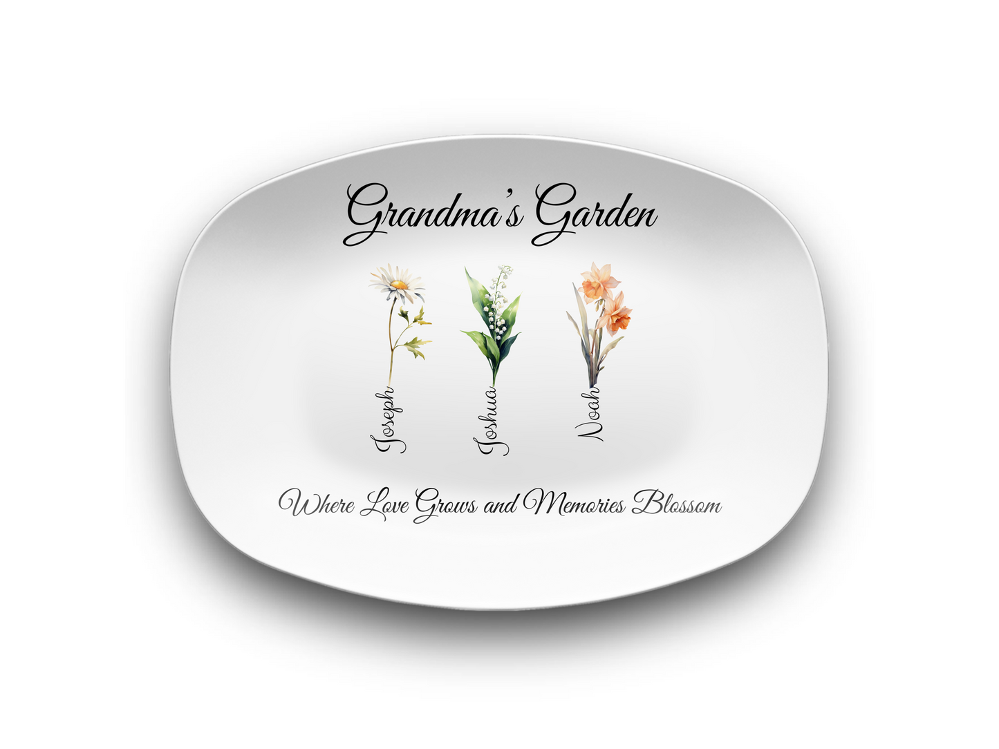 Grandma's Garden Platter