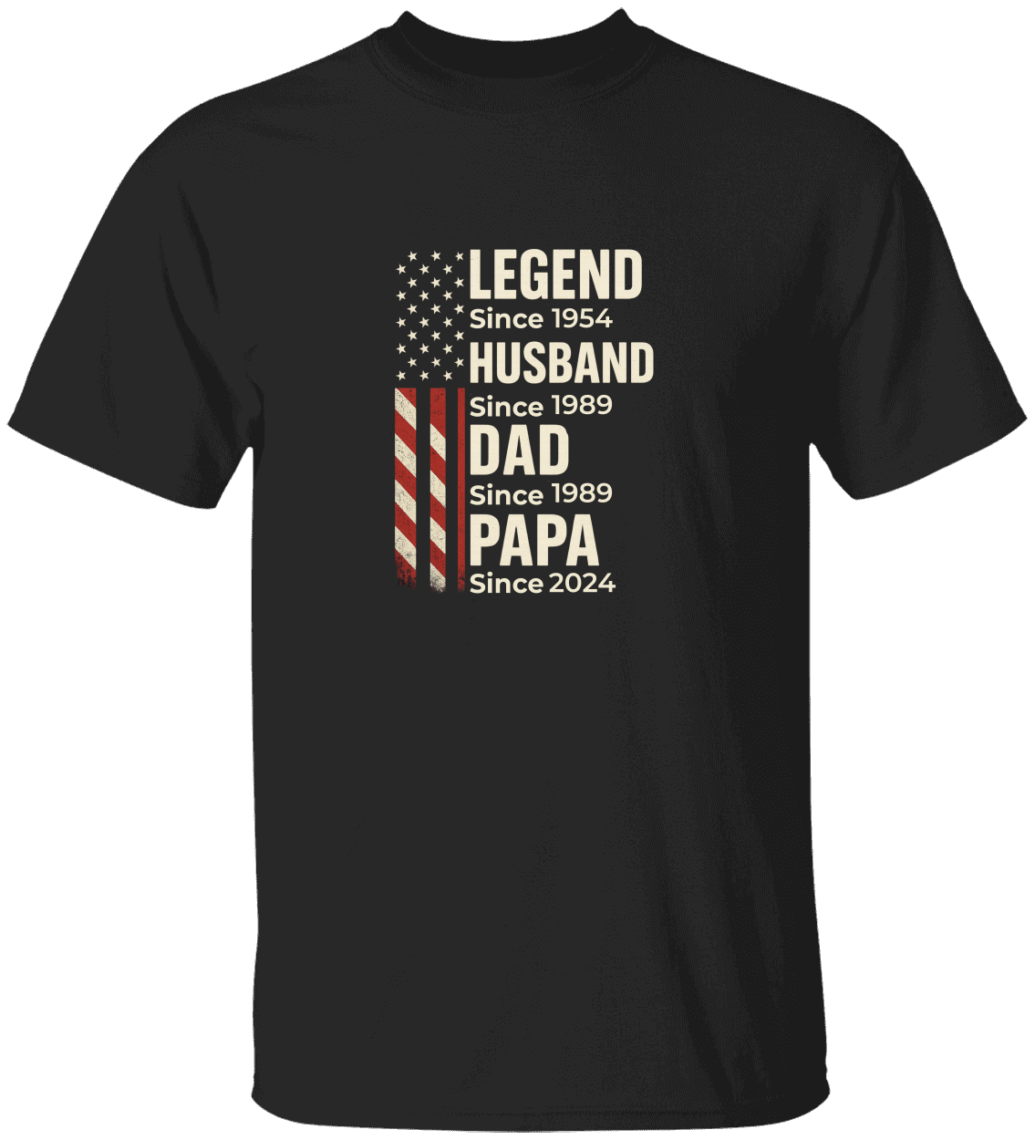 “Legend Since 1954” – Patriotic Father’s Day Tribute Tee (Limited Time Offer-Buy 2-Get 10% OFF