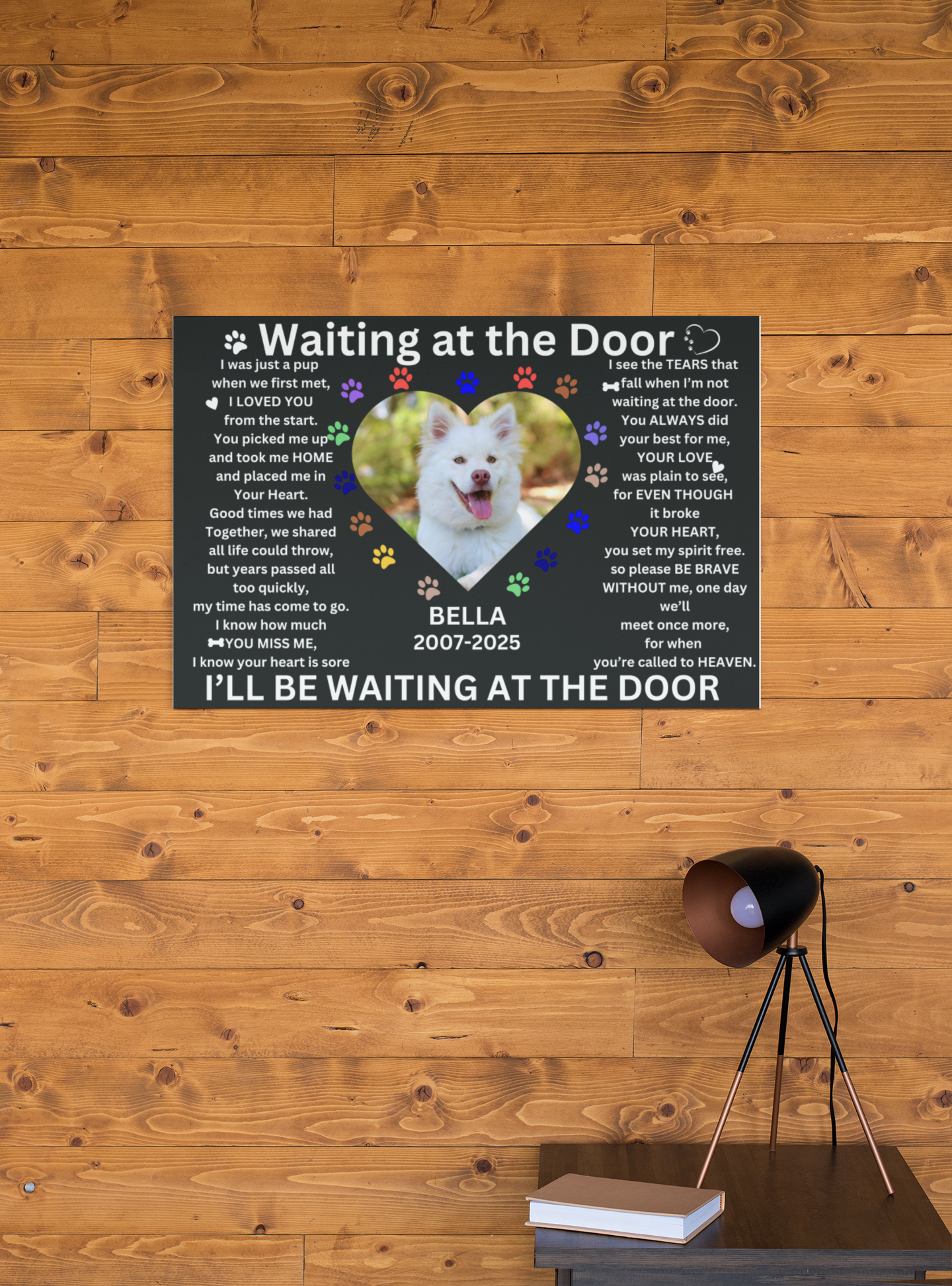 Waiting at the Door Canvas Wall Art - Landscape