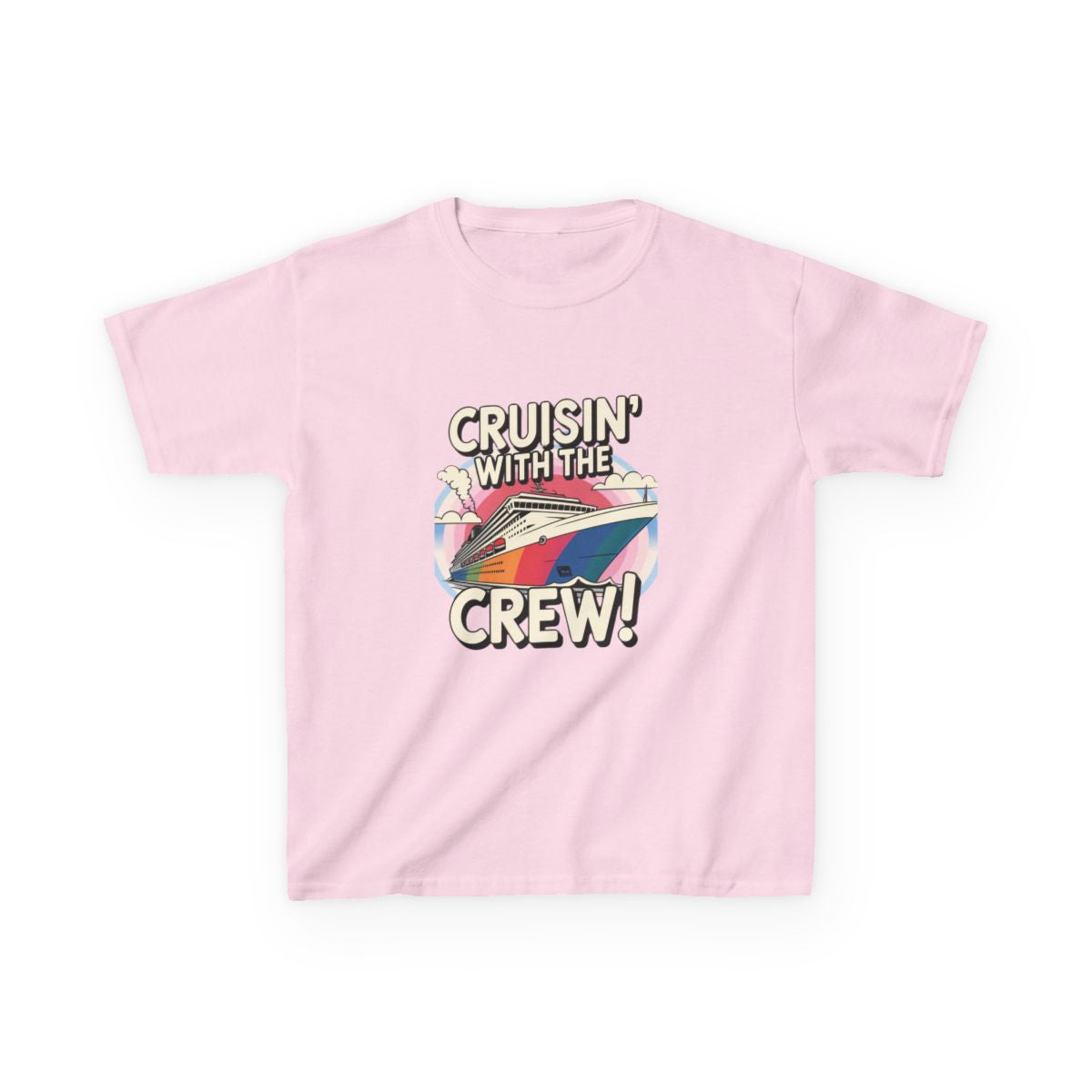 Cruising with the Crew Kids T-Shirt (personalized)