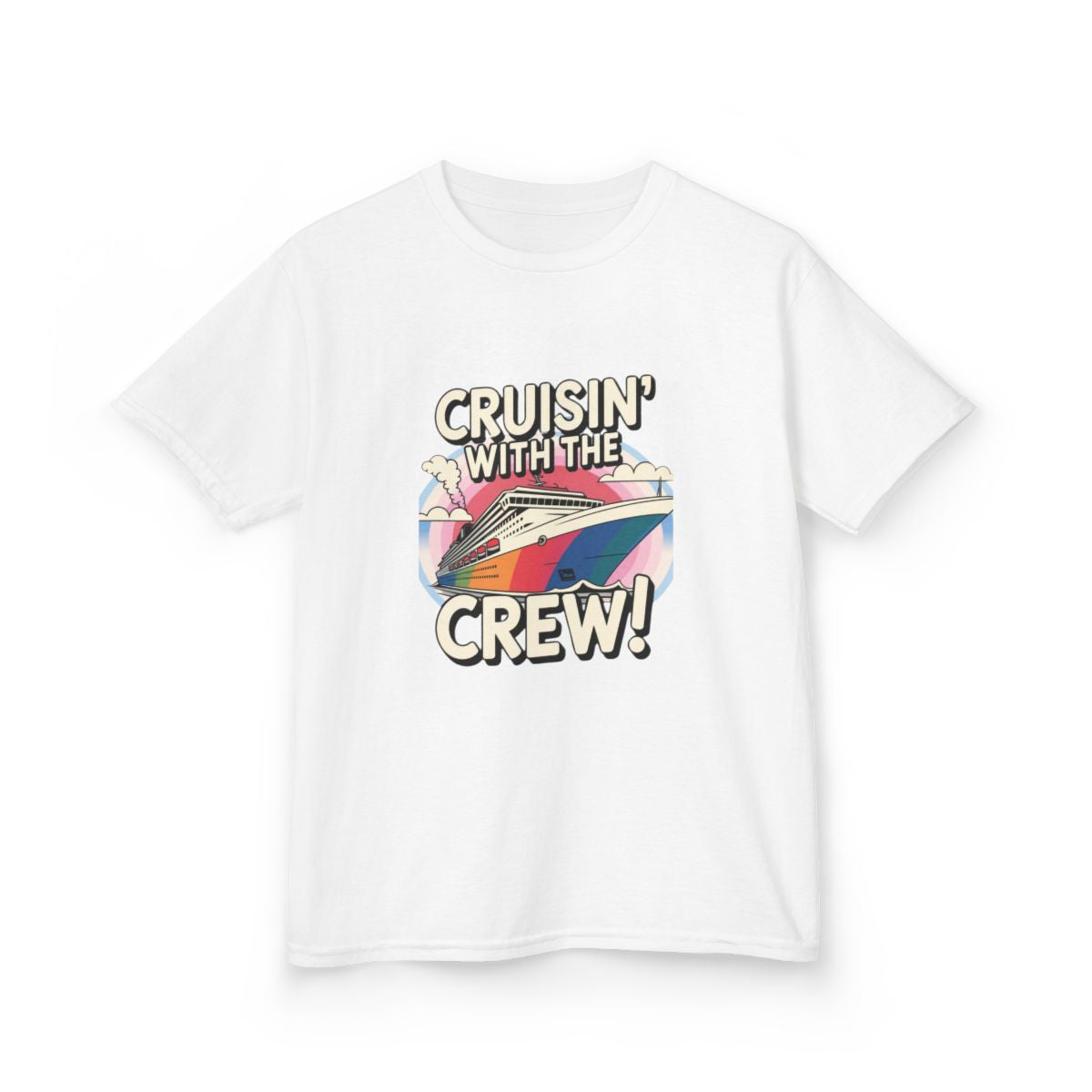 Cruising with the Crew Kids T-Shirt (personalized)