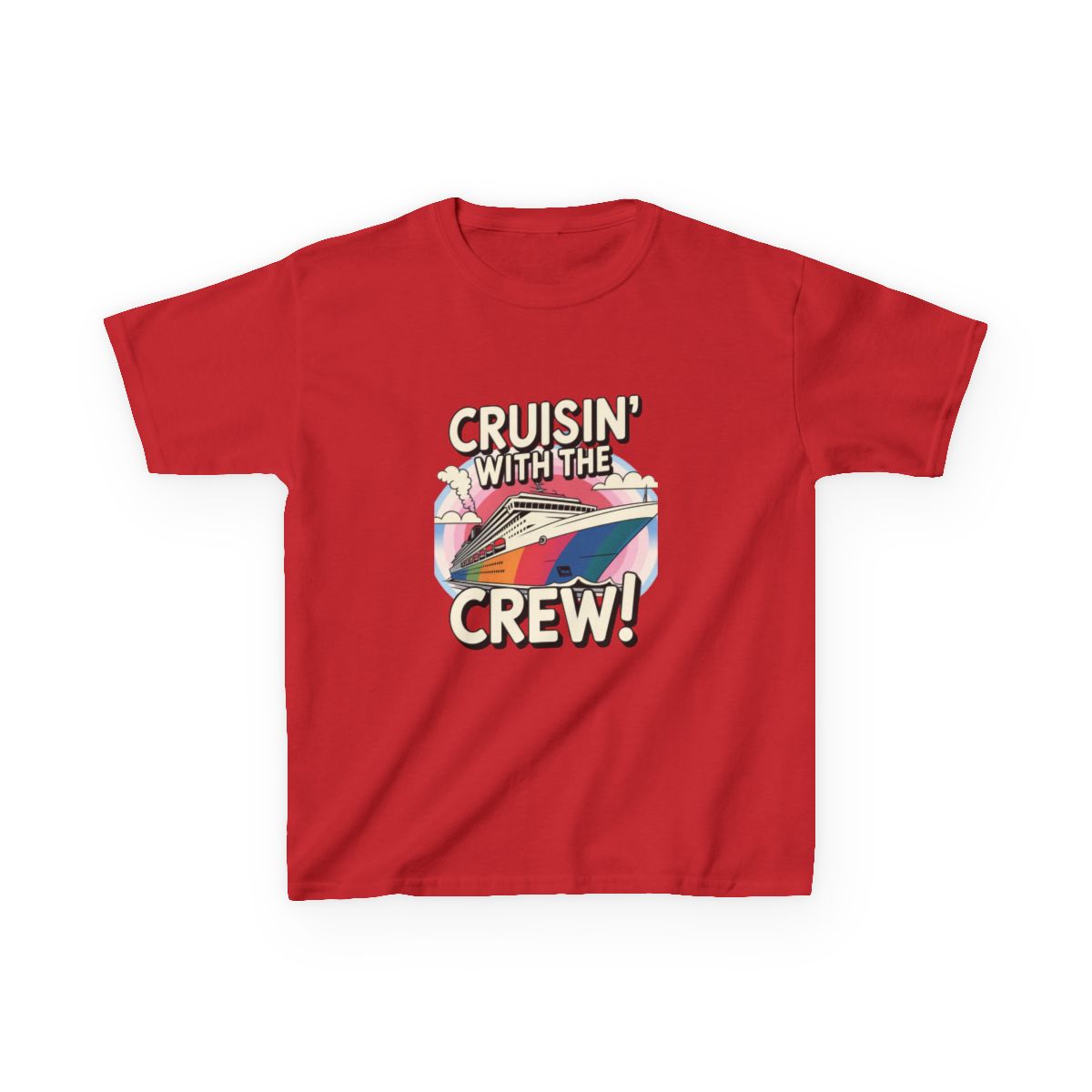 Cruising with the Crew Kids T-Shirt (personalized)