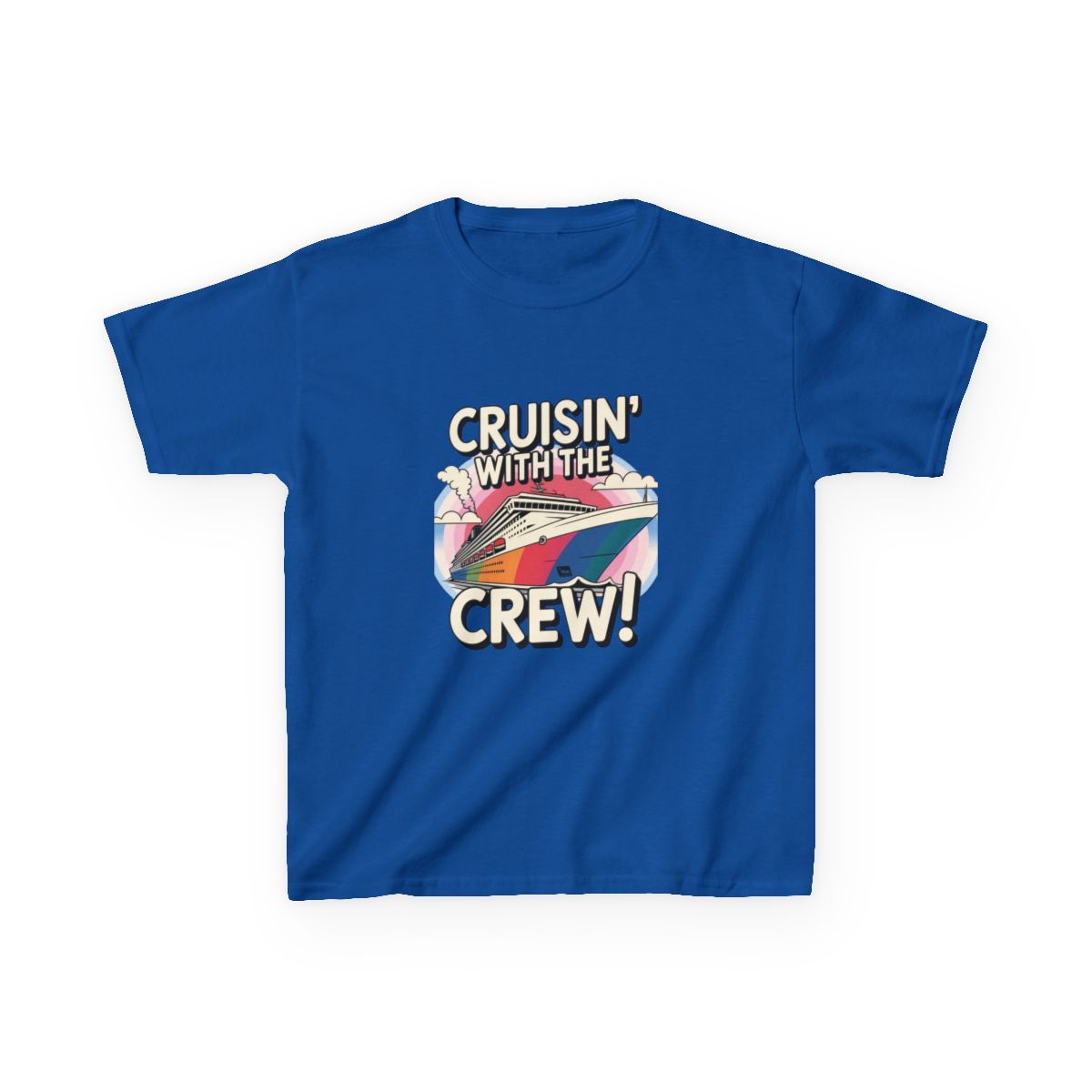 Cruising with the Crew Kids T-Shirt (personalized)