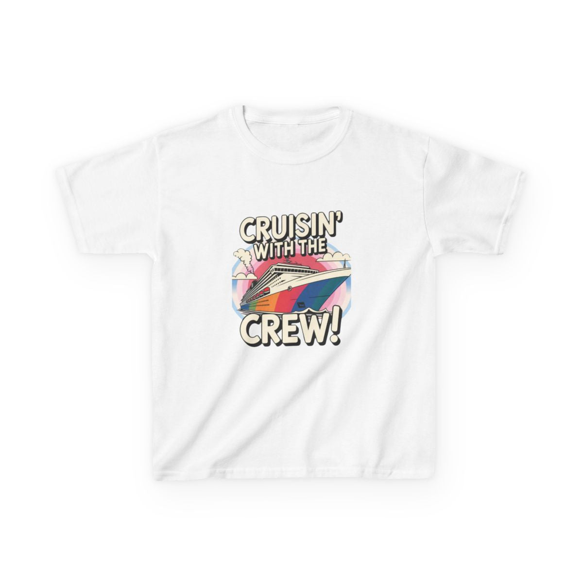 Cruising with the Crew Kids T-Shirt (personalized)