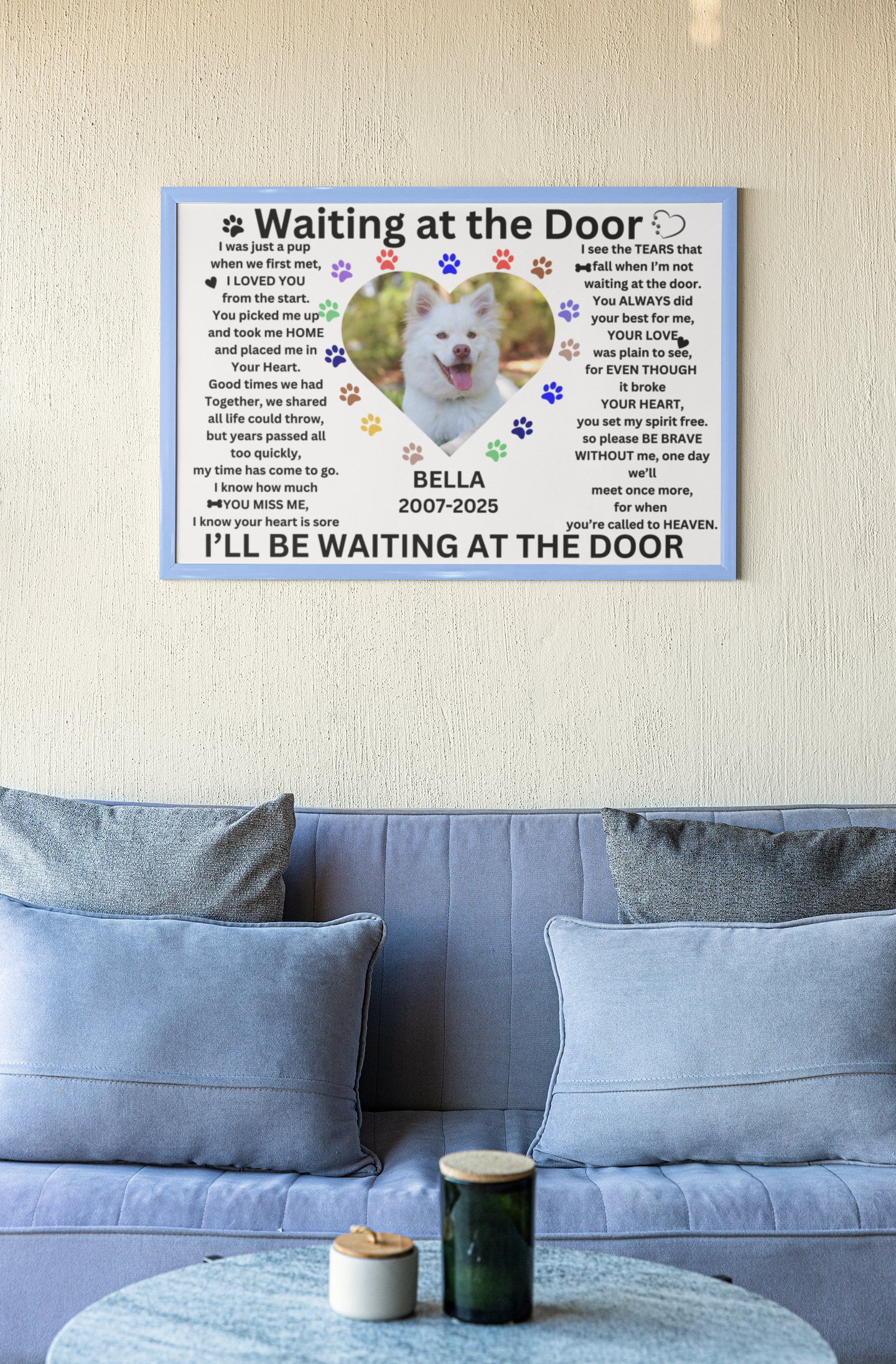 Waiting at the Door Canvas Wall Art - Landscape