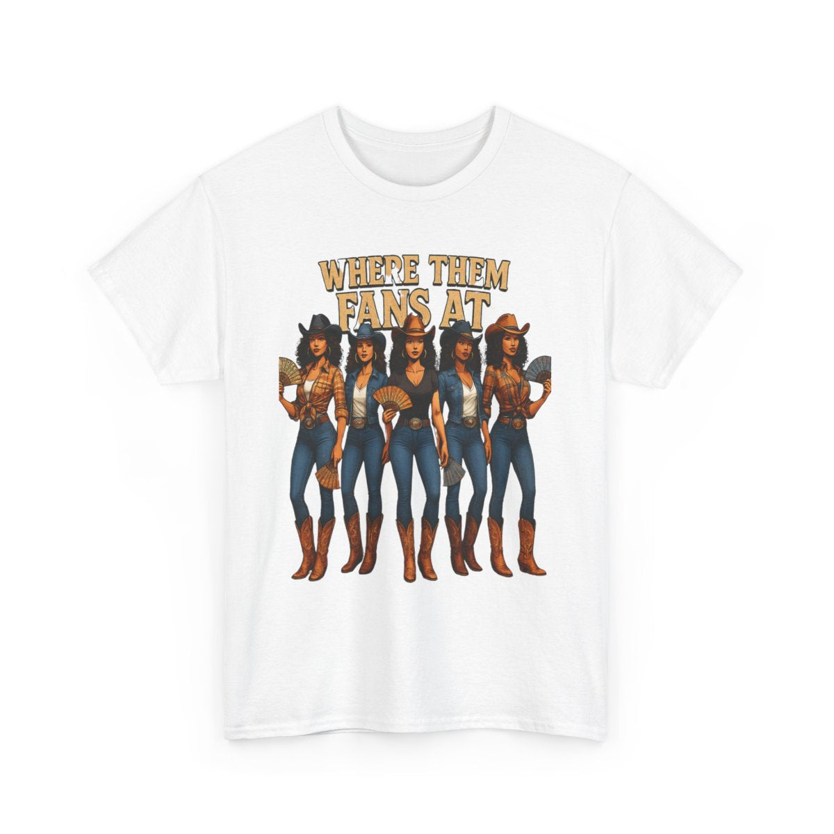 🔥 Where Them Fans At – Unisex Heavy Cotton Tee