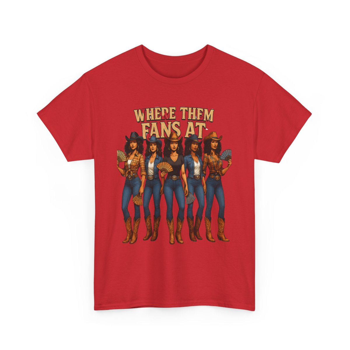 🔥 Where Them Fans At – Unisex Heavy Cotton Tee